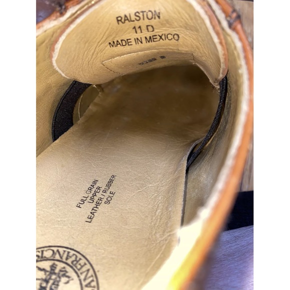 Seal of the Sutro Brown Leather Oxfrod/Darby shoes sz 11D Men’s - Picture 14 of 14